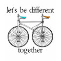 Let's Be Different Together t-shirts
