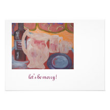 lets be merry invitation