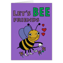 Let's Bee Friends Card
