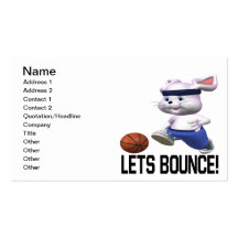 Lets Bounce Business Card Template