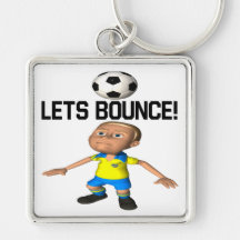 Lets Bounce Key Chains