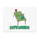 Lets Bounce Ping Pong Table Tennis postcards