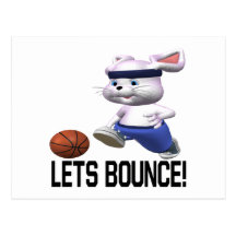 Lets Bounce Post Card