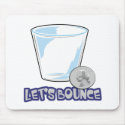 Lets Bounce Quarters Drinking Game mousepads
