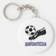 Lets Bounce Soccer Ball Key Chains