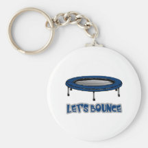 Lets Bounce Trampoline Key Chain