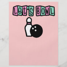 Let's Bowl! Full Color Flyer