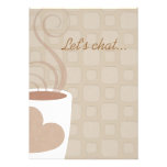 Let's chat over coffee luncheon invitation