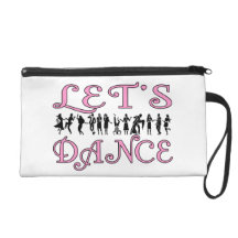 Let's Dance Dancing Couples Wristlet