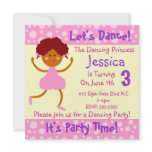 Let's Dance ~ It's Party Time~Kids Birthday Party invitations