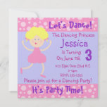 Girls+dance+party+invitations