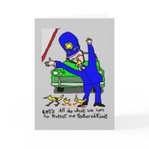 Let's Do All We Can To Protect Our Animal Friends Cards