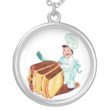 Let's Eat Cake Necklace
