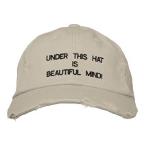 LET'S FACE IT HAT EMBROIDERED BASEBALL CAP