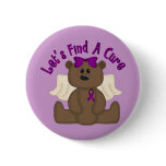 Let's Find The Cure Bear Button