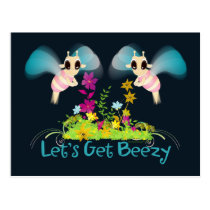 Let's Get Beezy! postcards