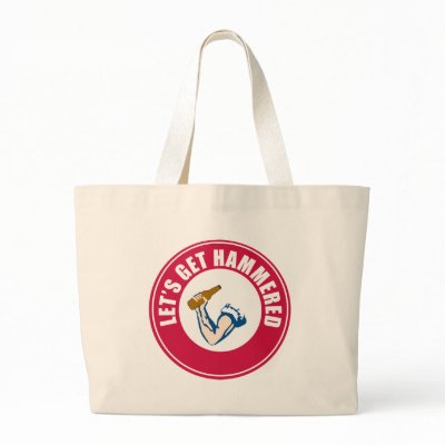 Let's Get Hammered Canvas Bag by funoriginals