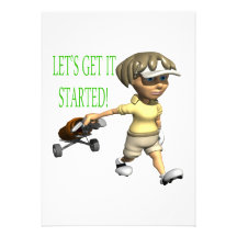 Lets Get It Started Invitation