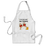 Let's Give Thanks Together aprons