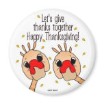 Let's Give Thanks Together magnets