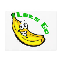 Lets Go Bananas Post Card