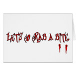 Let's go grab a bite cards