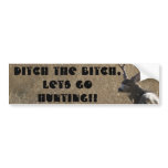 "Lets Go Hunting" bumper stickers