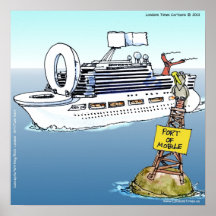 Let's Go On A Cruise Funny Poster