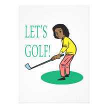 Lets Golf Personalised Invites