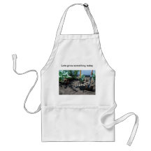 Lets grow something today apron