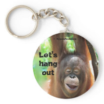 Let's Hang Out Animal Key Chain