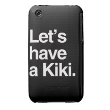 Let's have a kiki-.png iPhone 3 Case-Mate cases