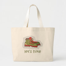 Let's Hike Canvas Bags