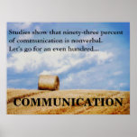 Let's improve our communications skills (L) posters