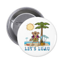 Lets Luau (Boy Monkey) Buttons