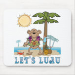 Lets Luau (Boy Monkey) Mousepads