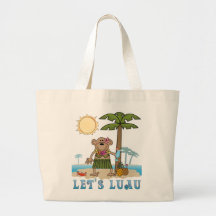 Lets Luau (Girl Monkey) Bags