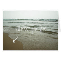 Let's Meet Here Greeting Cards