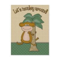Lets Monkey Around Card