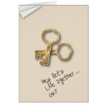 Let's Move In Together Couples Commitment Greeting Cards