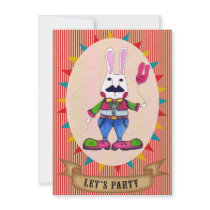 Let's Party Danny- Invitation Card