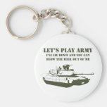 Let's Play Army Key Chain