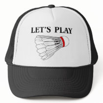 Let's Play Badminton Mesh Hat
