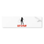 Let's Play bumper stickers