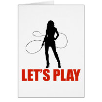 Let's Play Greeting Card