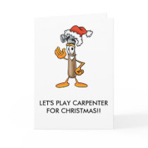 LET'S PLAY CARPENTER FOR CHRISTMAS cards