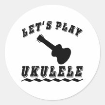 Let's Play Ukulele Stickers