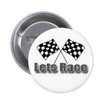 Lets Race Pinback Button