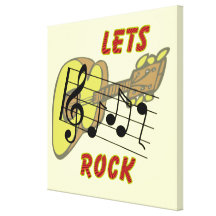 Lets Rock Canvas Prints