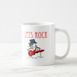 Let's Rock Snowman Mugs